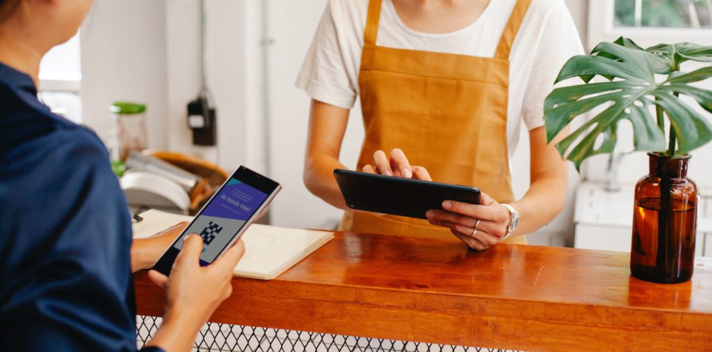 l'utilisation du QR code en boutique
