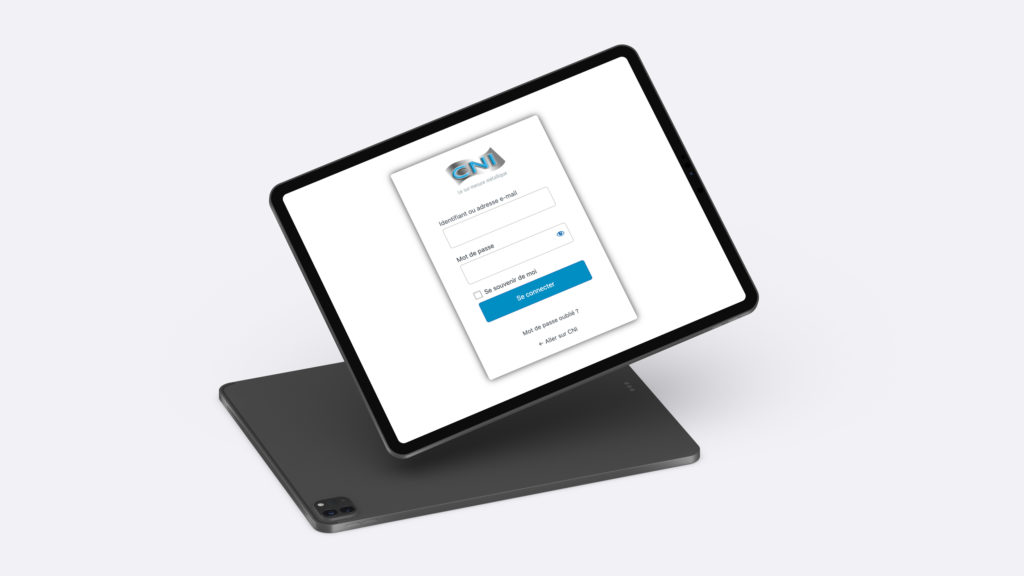 La connexion à l'intranet est aussi possible sur tablette !